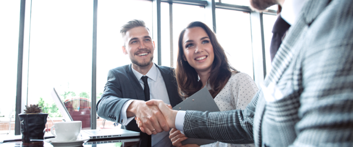 Business Partners Shaking Hands