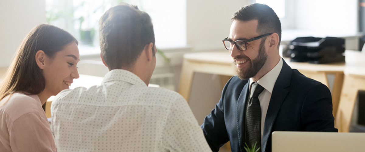 Banker Helping Small Business Owner Get The Financial Credit