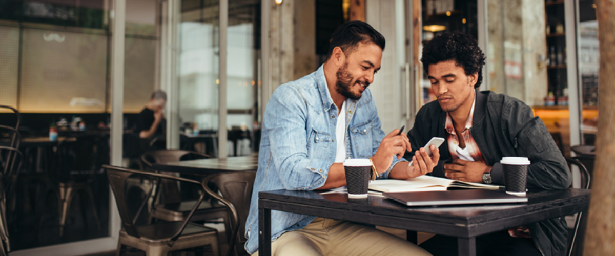 Image of Business Owners Working Together.