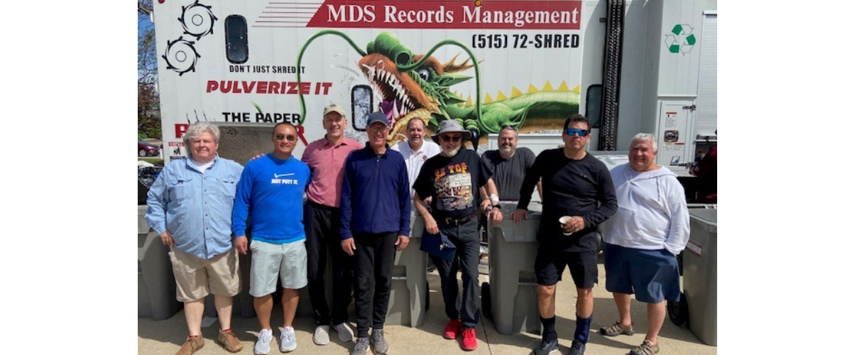 Image of Northwest Bank staff and MDS Records Management at the 2024 Shred Day