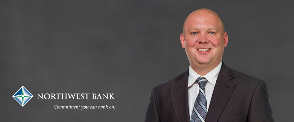 image of John Ueltschy and Northwest Bank logo