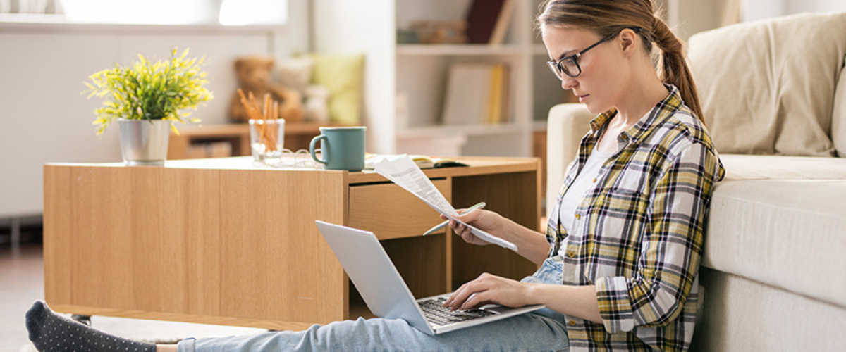 Image of Woman on Laptop