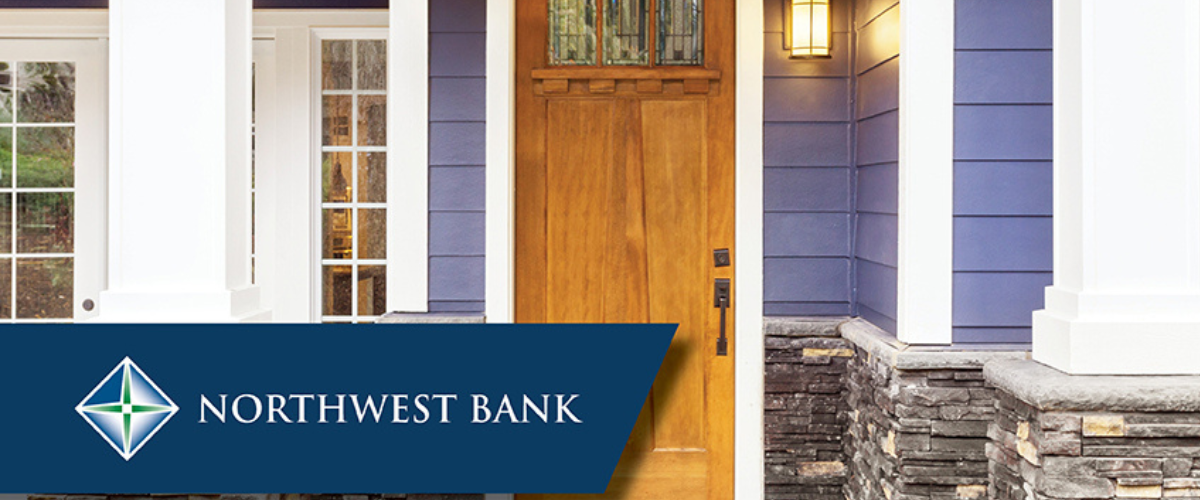 Northwest Bank Logo - Image of front door