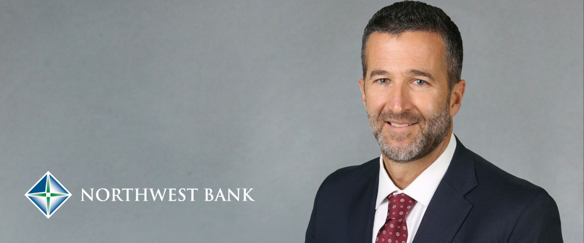 Image of Travis Simpson and Northwest Bank Logo