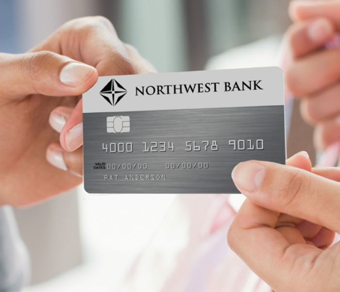 Northwest Bank Cardholders With Their Northwest Bank Credit Card