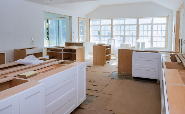 Kitchen Undergoing Remodel