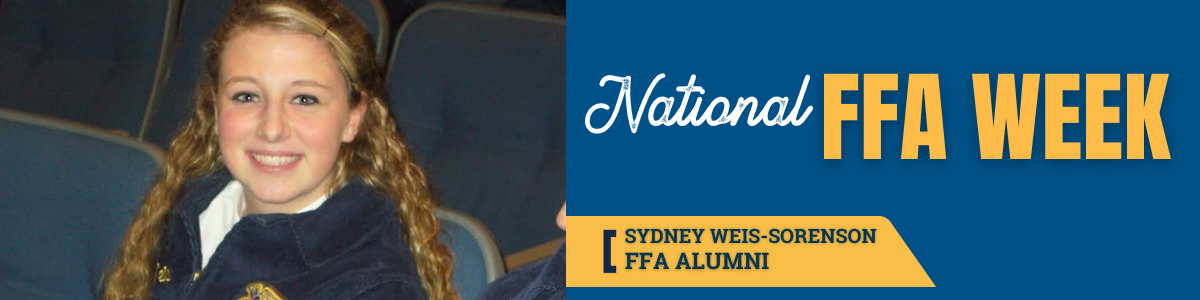 Image of FFA Alumni Sydney Weis-Sorenson