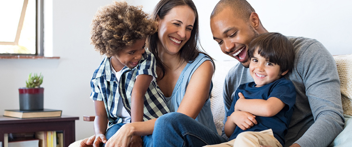 Image of Family on Couch