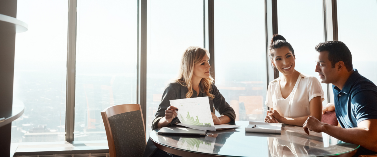 Image of Couple Going Over Finance Options