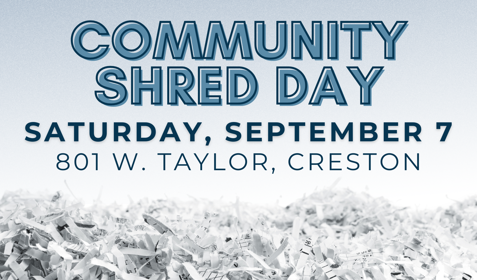 Community Shred Day | Creston