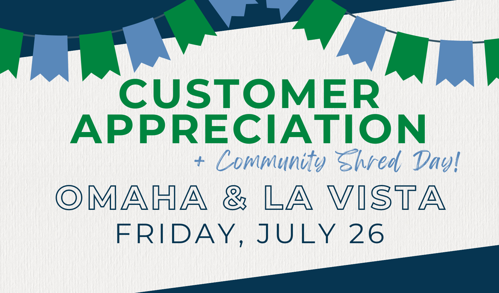 Customer Appreciation & Community Shred Day | Omaha & La Vista